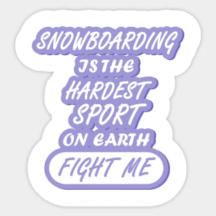 Snowboard Jump Winter Slope Retro Snow Gift Sticker